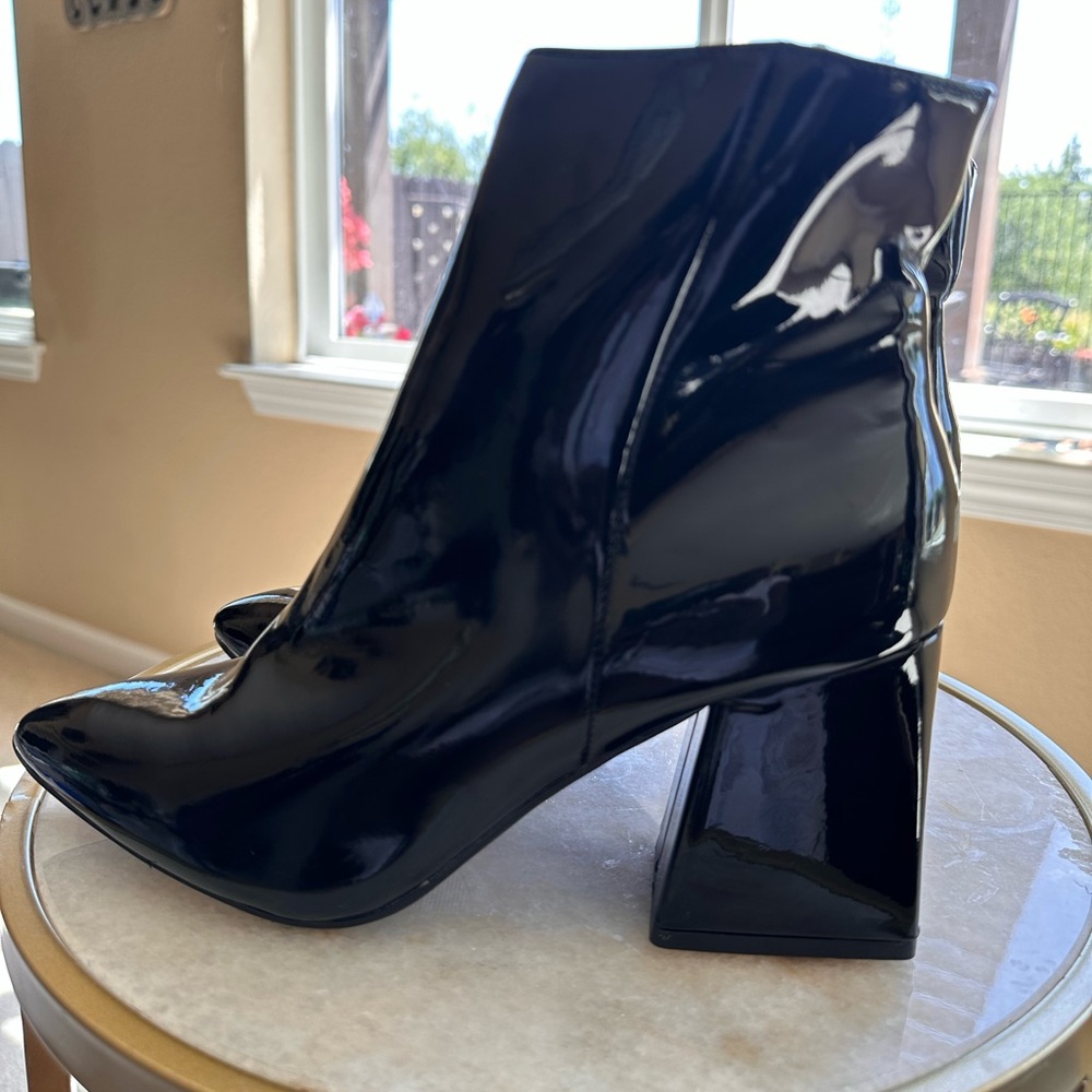 BAMBOO Black Ankle Boots